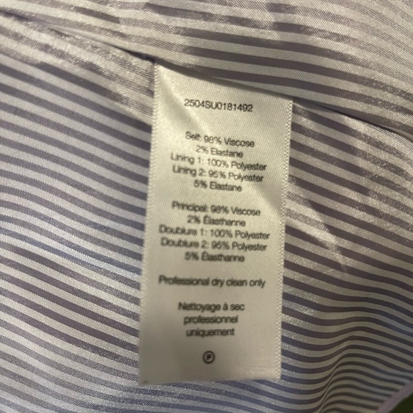 New with Flaw: Veronica Beard Lavender Dickey Jacket Blazer Size 6 - Picture 13 of 16